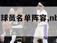 nba开拓者球员名单阵容,nba开拓者球队