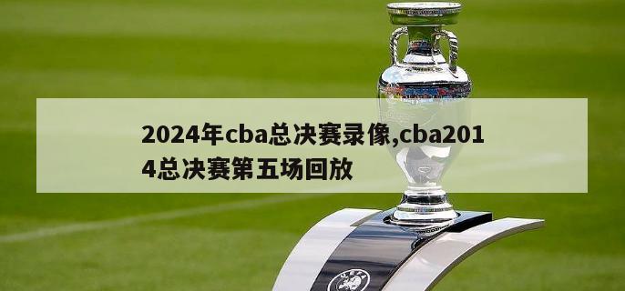 2024年cba总决赛录像,cba2014总决赛第五场回放